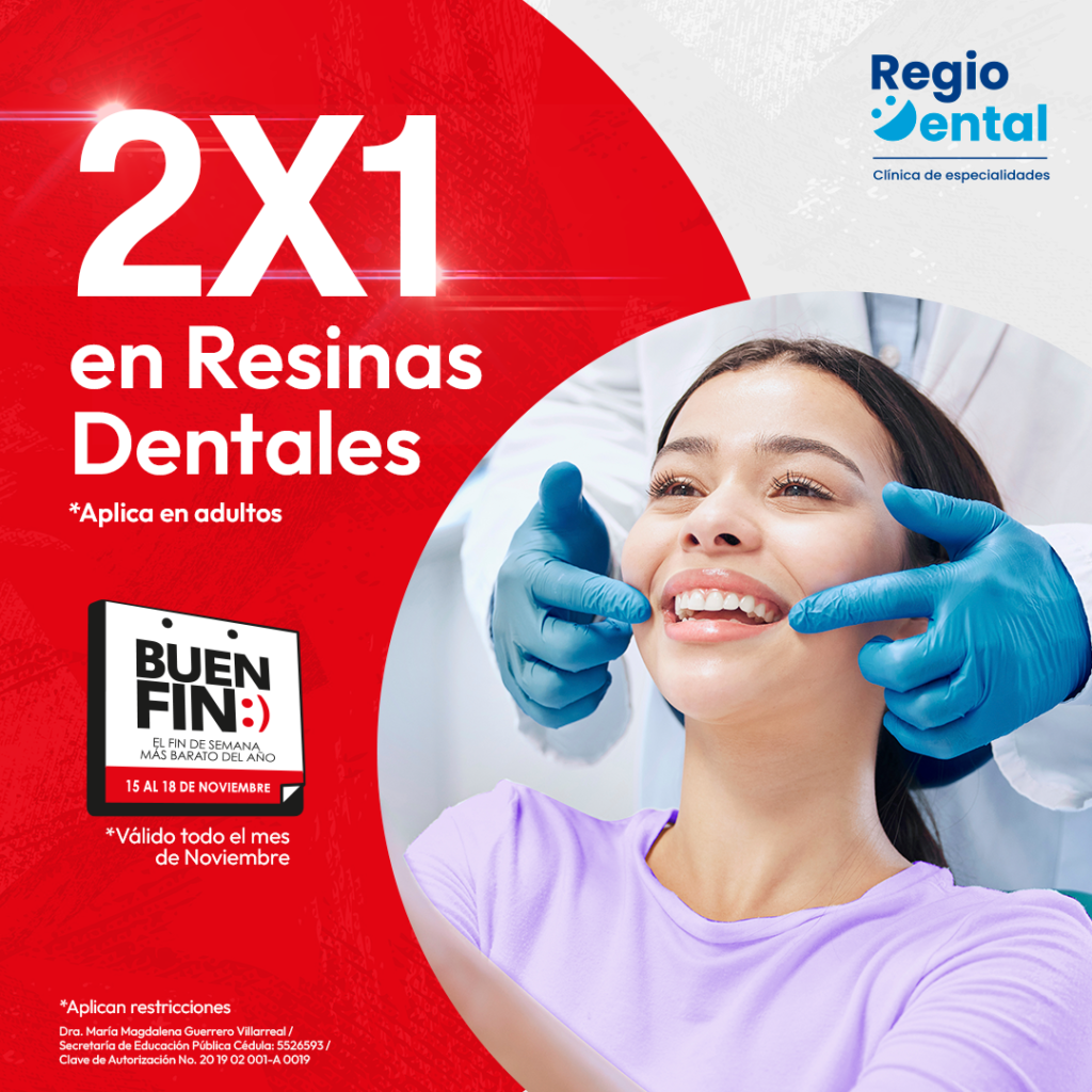 2x1 Resinas dentales, promociones dentales buen fin